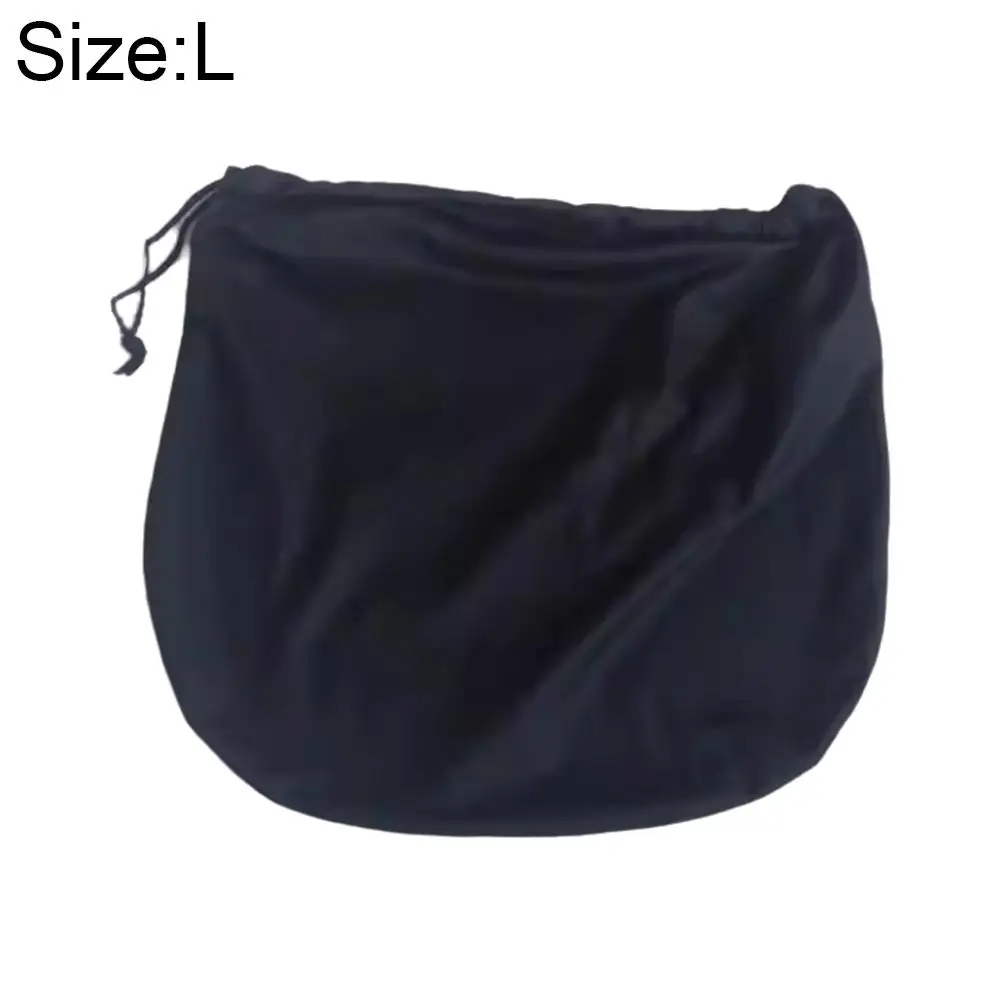 Bolsa de pelúcia para capacete de motocicleta, bolsa de bolso com cordão macio, proteção resistente, armazenamento de capacete, bolsa de transporte, tampa de uso de capacete c7o3