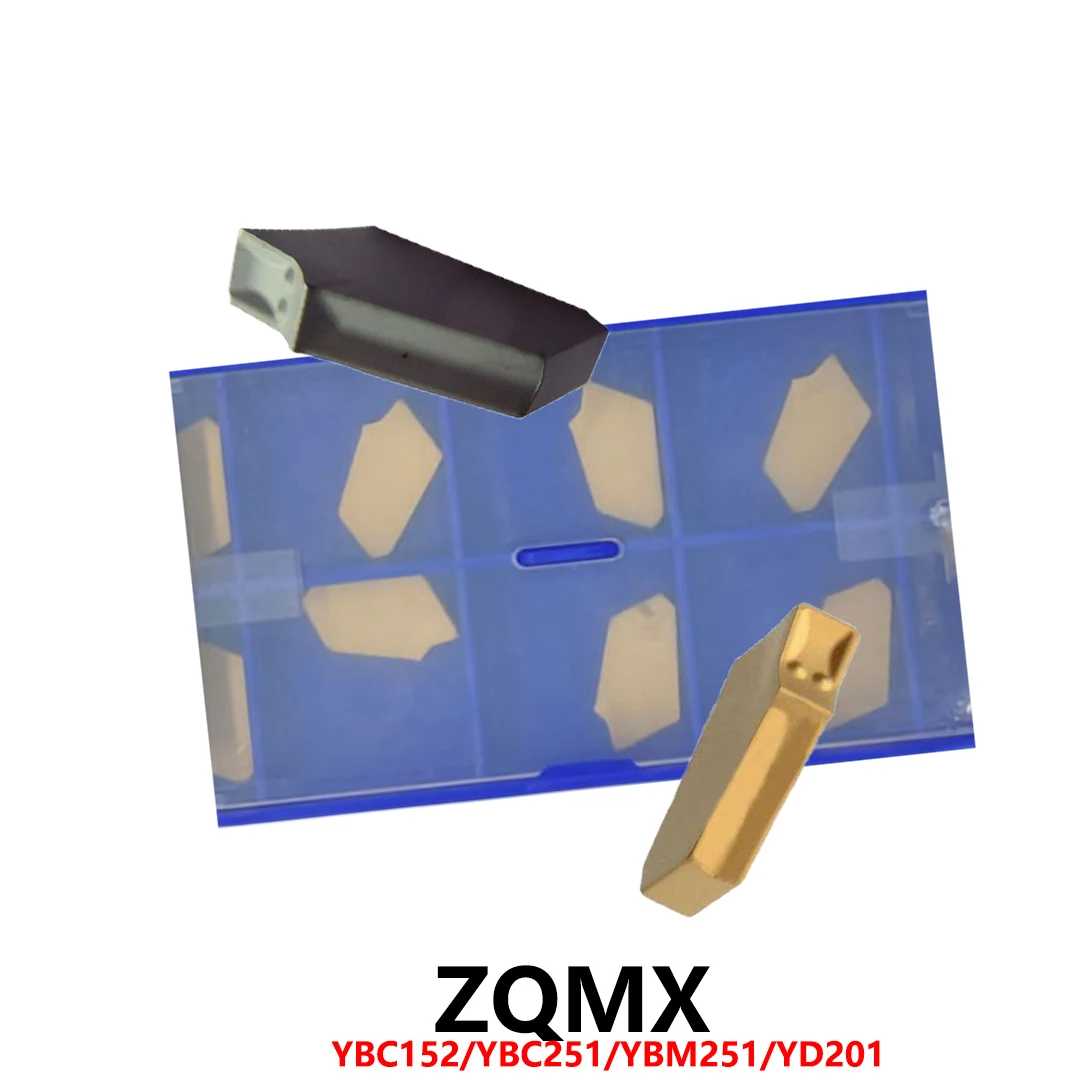 

Оригинальный ZQMX ZQMX3N11 ZQMX5N11 ZQMX6N11 1E YBC251 YBM251 YD201 Инструменты для обработки канавок с ЧПУ Токарный станок Твердосплавные вставки ZQMX4N11 ZQMX