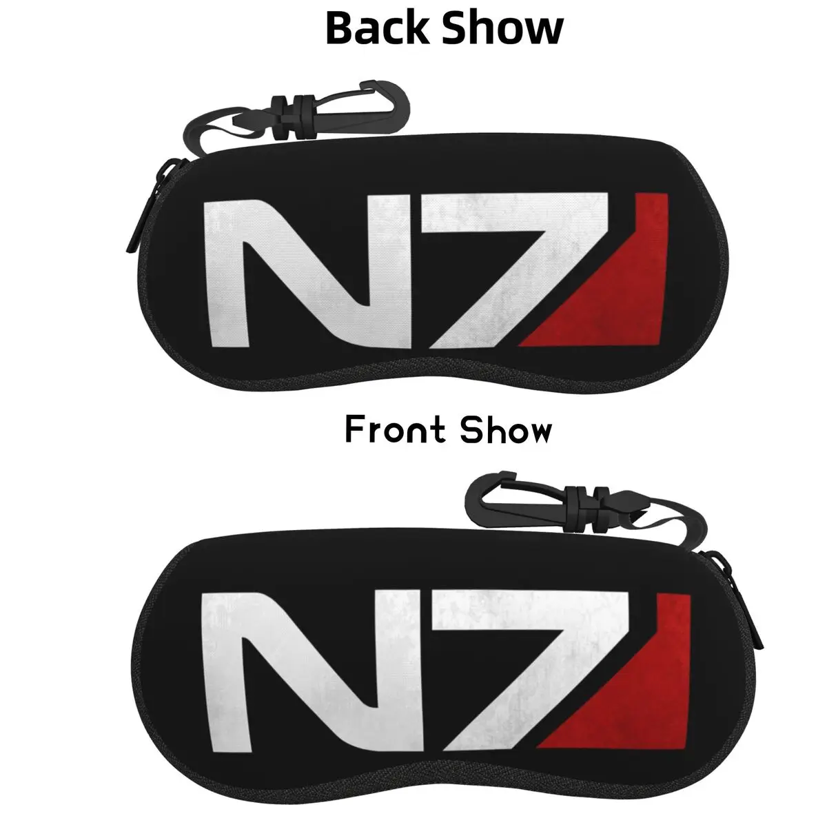 

Mass Effect N7 Чехол для очков Защитная коробка для солнцезащитных очков Женская и мужская мягкая сумка для очков