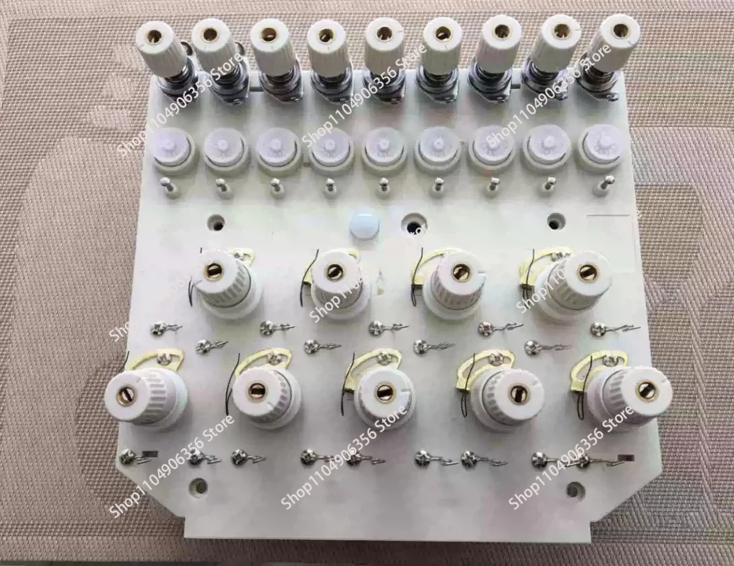 Computer embroidery machine accessories, machine head over the thread panel, nine-pin clip wire assembly with bottom inspection