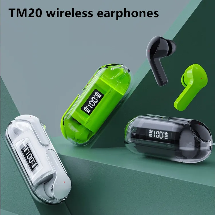 Original earphones Long lasting life Upgrade sound Mini portable Bluetooth earphone TM20 TWS bluethooth earbuds