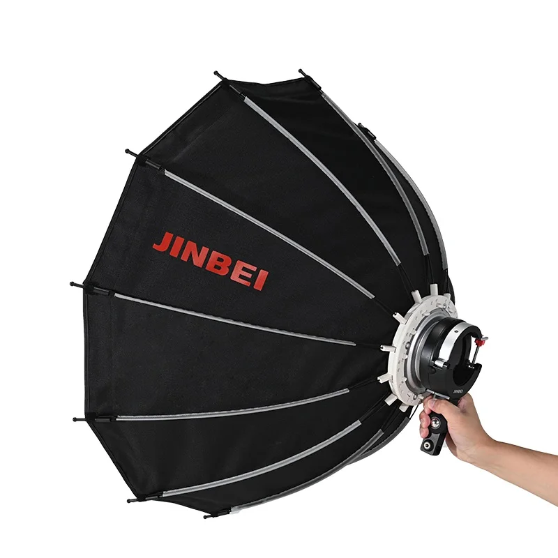 JINBEI 105 Softbox Portátil de Apertura Rápida de 105cm, Softbox Speedlight para Fotografía de Estudio, Beauty Dish