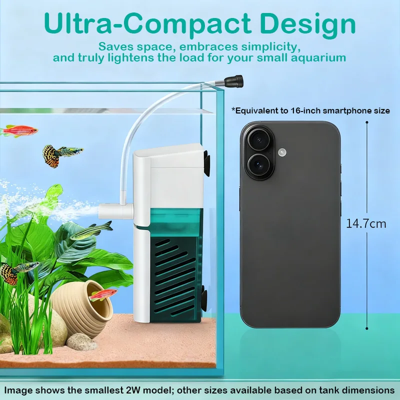 فلتر خزان الأسماك دورة تنقية المياه 3 في 1 خزان الأسماك السلحفاة مضخة الأكسجين الترشيح كتم 220-240 فولت