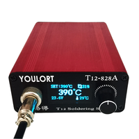 Quick Heating T12 soldering station electronic welding iron 2025 New version OLED Digital Soldering Iron T12-828A 956 YOULORT