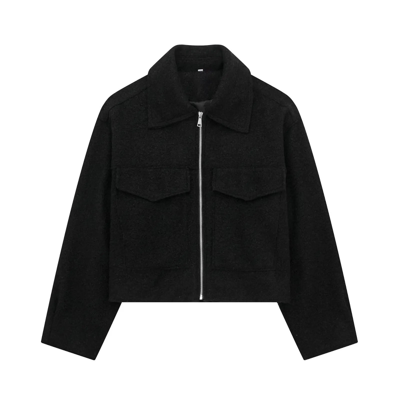 2024 Spring Autumn Winter New Women's Pearl Leather Short Loose Casual Wool Coat B62805 Winter Women Coats and Jackets Women