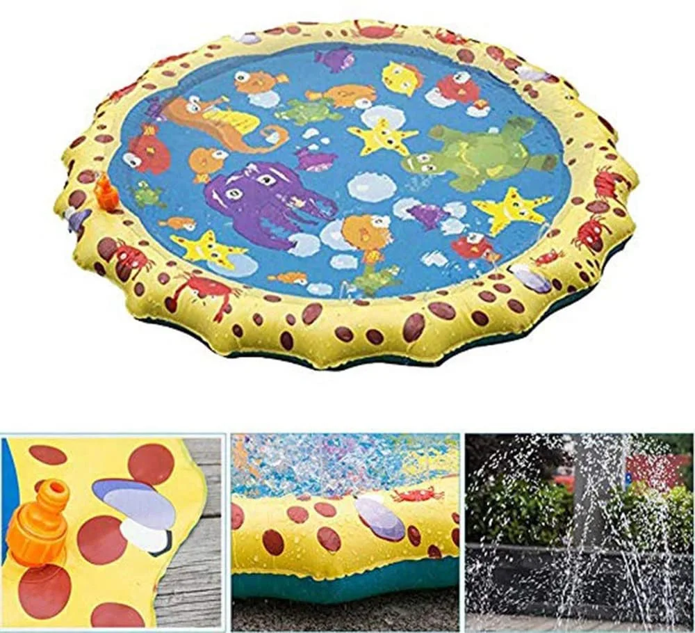 Sprinkler pad children's water toys Grass sprinkler pad outdoor splashing swimming pool