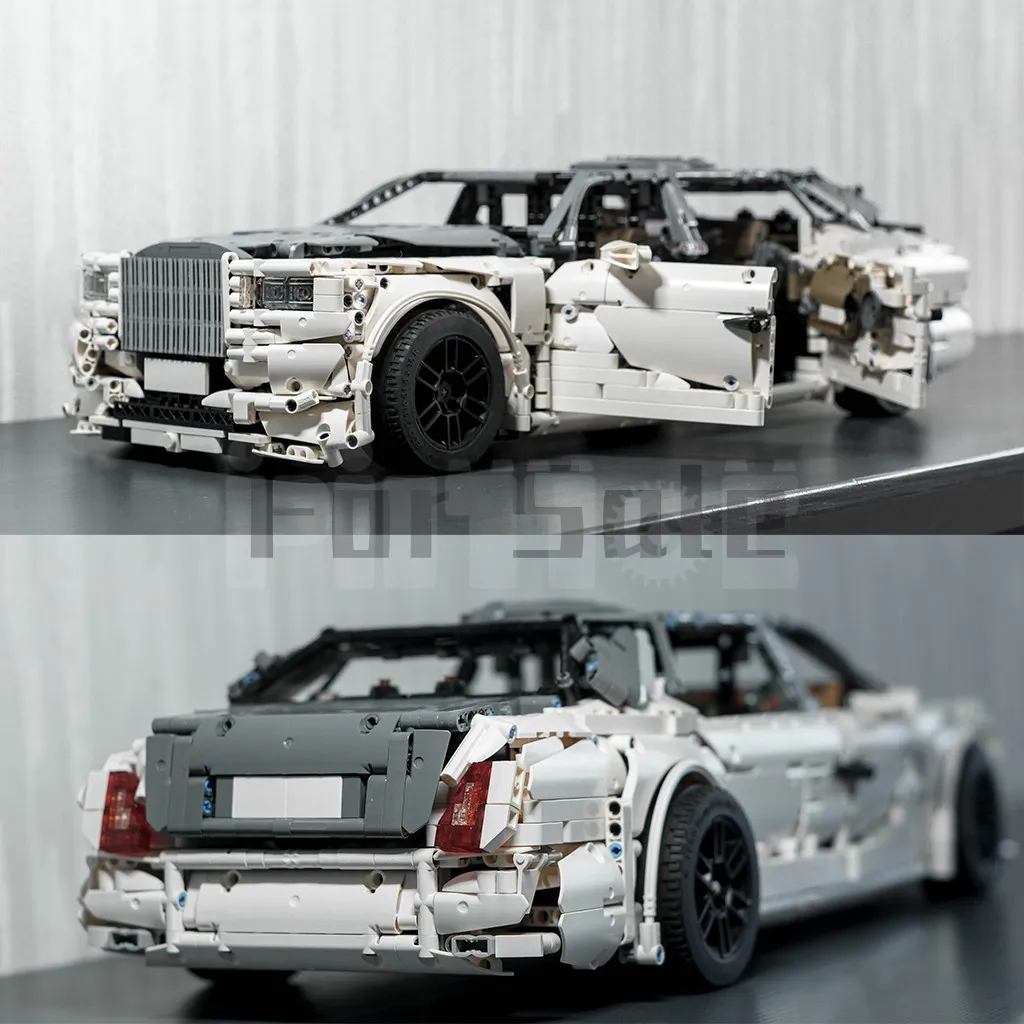 Moc-74084 Rolls-Royce Phantom VIII EWB by OleJka  Building Block Sport RC Car Puzzle Toy Model For Kids Gift