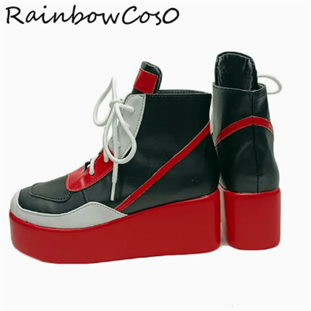 Angelina Angelina Ajimu archevaliers Cosplay chaussures bottes jeu Anime fête Halloween RainbowCos0 W4842