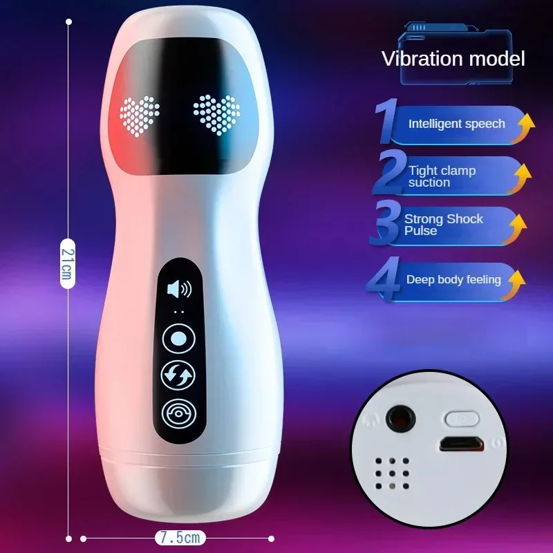 Copa Vibrat Masturbação para Homens, Silicone Real Doll, Brinquedos Sexuais para Casais, Xnxx 18, Forrado com Velo