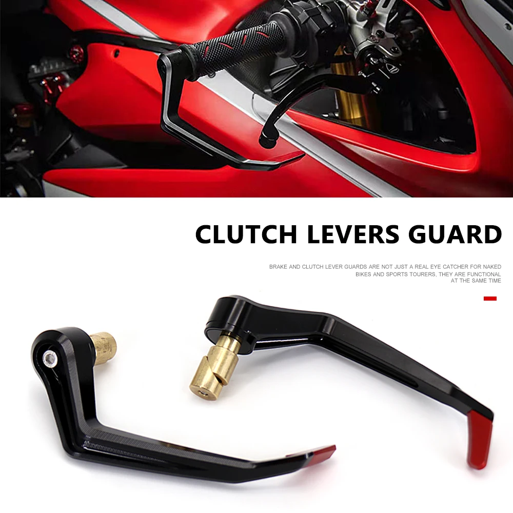 

New Copper+Aluminum Handlebar Grips Guard Brake Clutch Levers Guard Protection For Ducati Panigale V4 SP S PANIGALE V4S V4SP