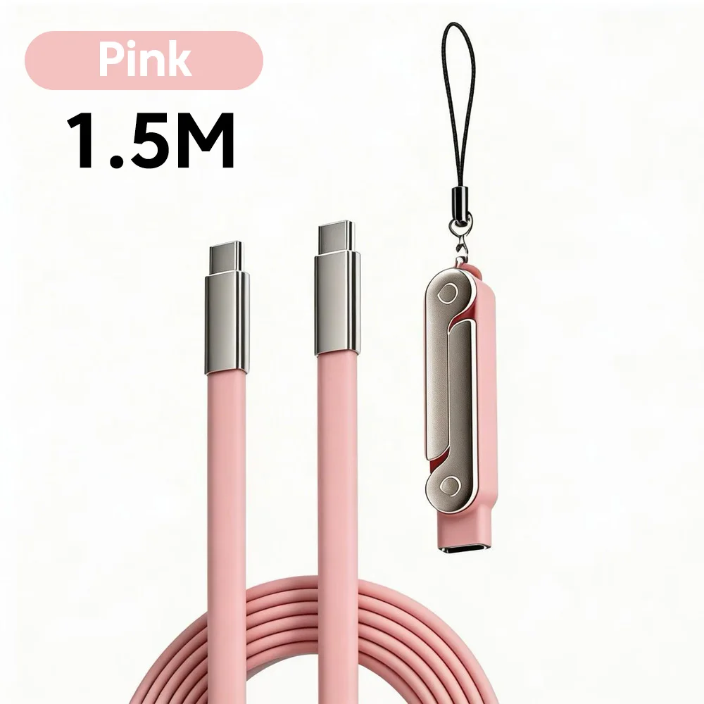 240W Type-C snellaadbare opvouwbare mobiele telefoonhouder met datakabel, multi-hoek verstelbaar, oplaadbare telefoonhouder, PD USB-kabel