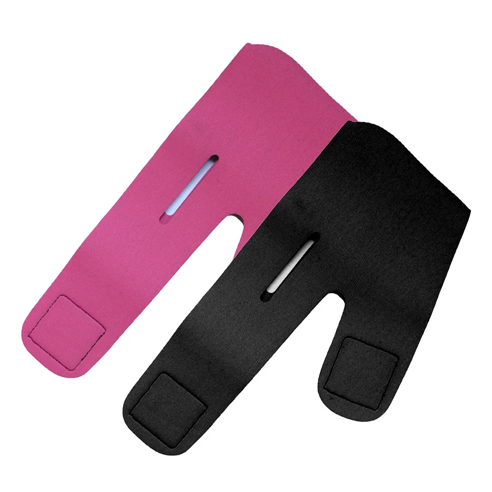 

2Pcs Face Lifting Belt Breathable Soft Comfortable Skin Friendly Thin Face Strap Chin Masseter Muscle Support Anti
