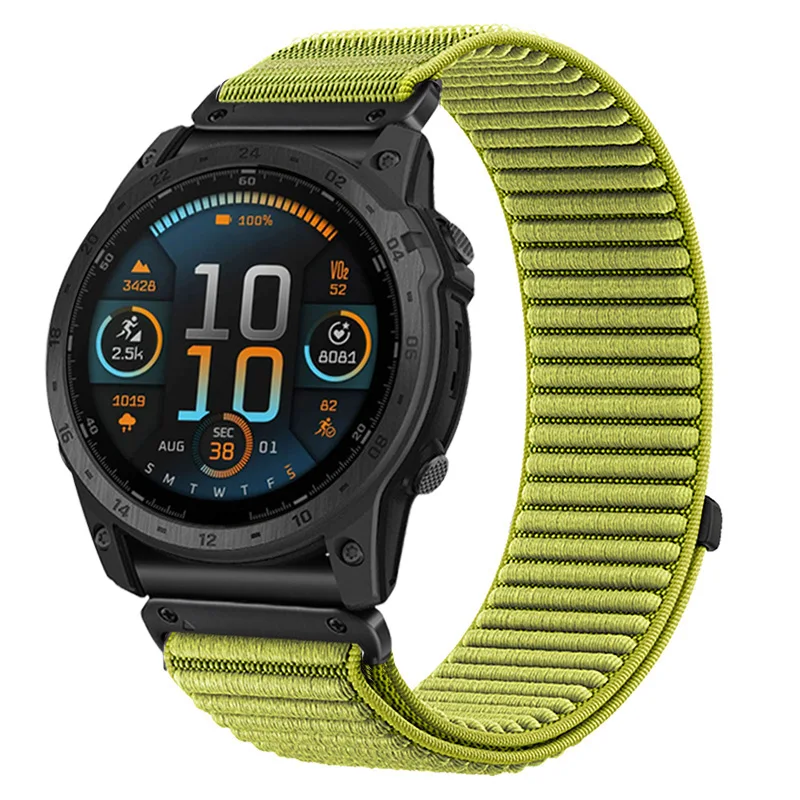 For Garmin 22mm 26mm Fenix 8 7 7X 6 6X 5 Fenix 9 pro MIP Forerunner 245 55 QuickFit Watch Strap Nylon Watch Band Bracelet image 6