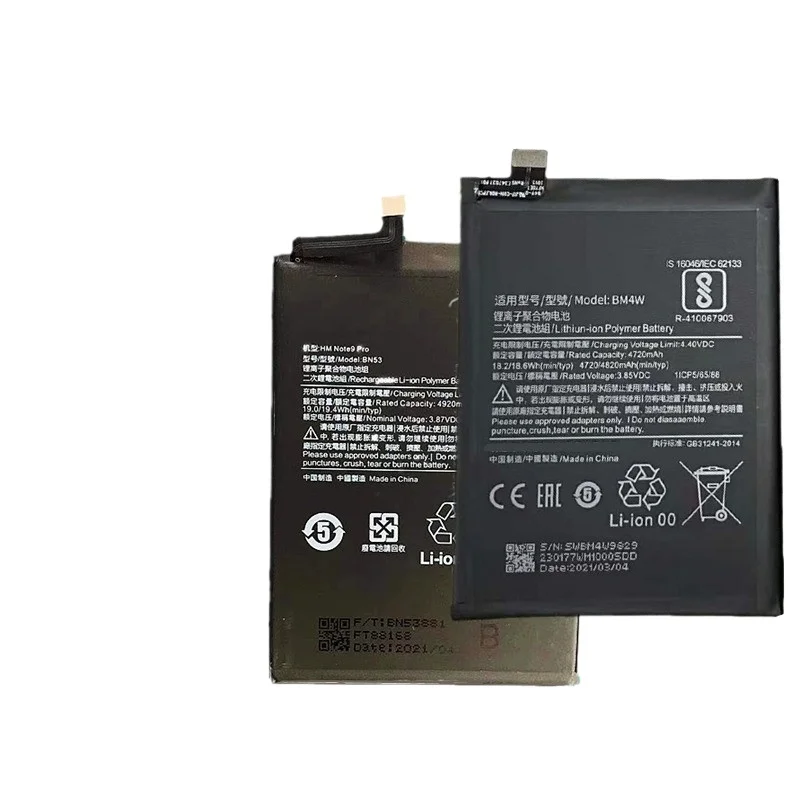 Para Xiaomi Redmi note 9pro, BN53, BM4W