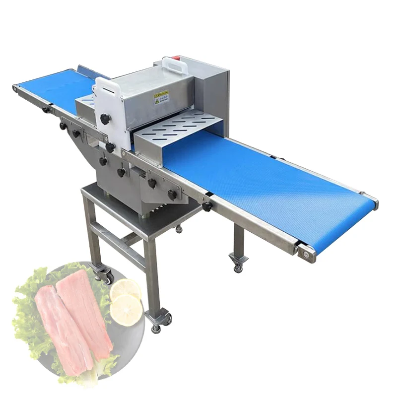 

Commercial Stainless Steel Meat Cutting Machine For Pork Beef Mutton Chicken Duck And Fish Slicing And Diced Machine