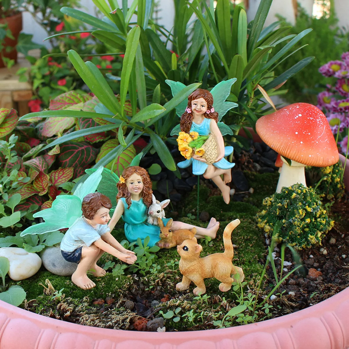 Glow-in-the-Dark Fairy Garden Stake - Magical Lawn Decor for Night