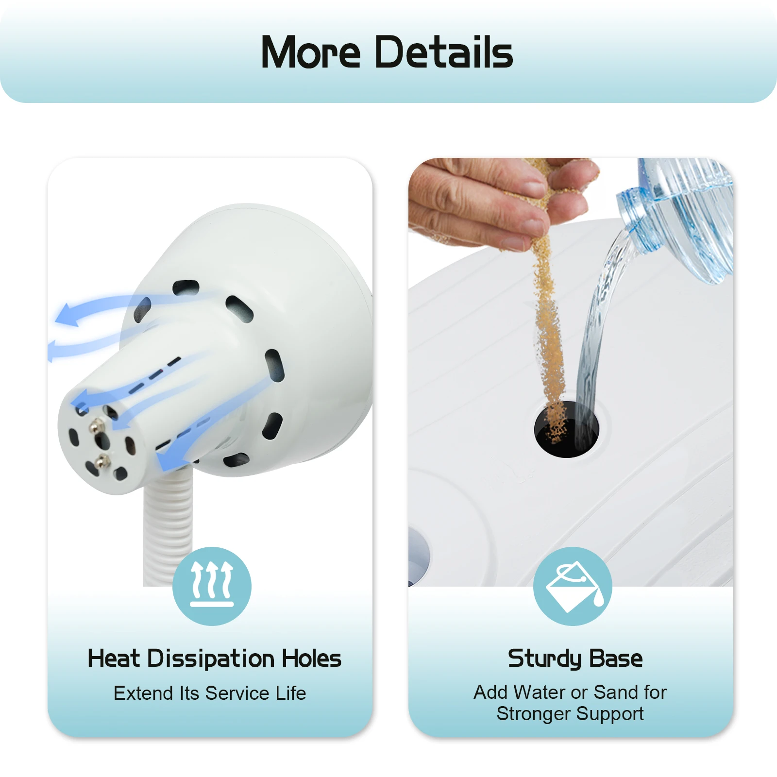 Lampa do terapii światłem dalekiej podczerwieni 275W Lampa grzewcza do terapii czerwonym światłem na ulgę w bólu 360 °   Obrotowe, regulowane narzędzie do terapii światłem