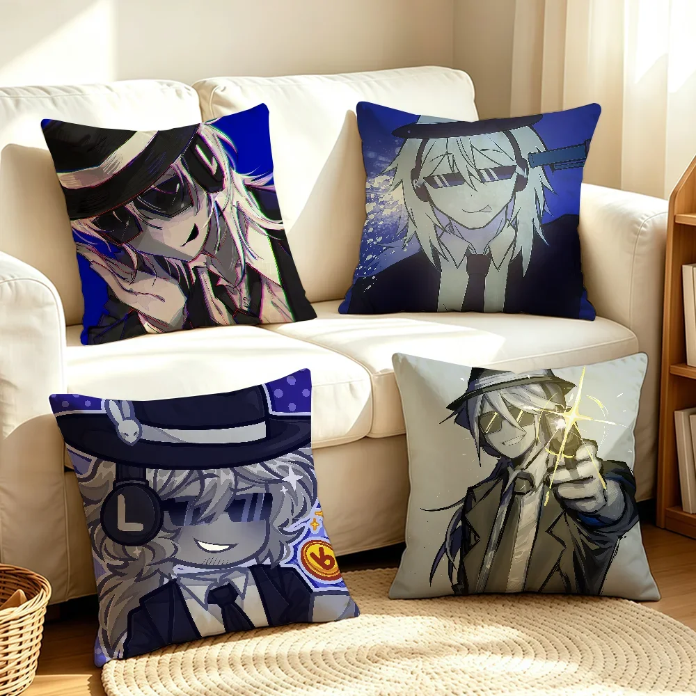 Art F-Forsaken-S C-Chance cushion cover Soft Smooth Pillow Case Hidden Zipper Washable Decorative Couch Office Gift