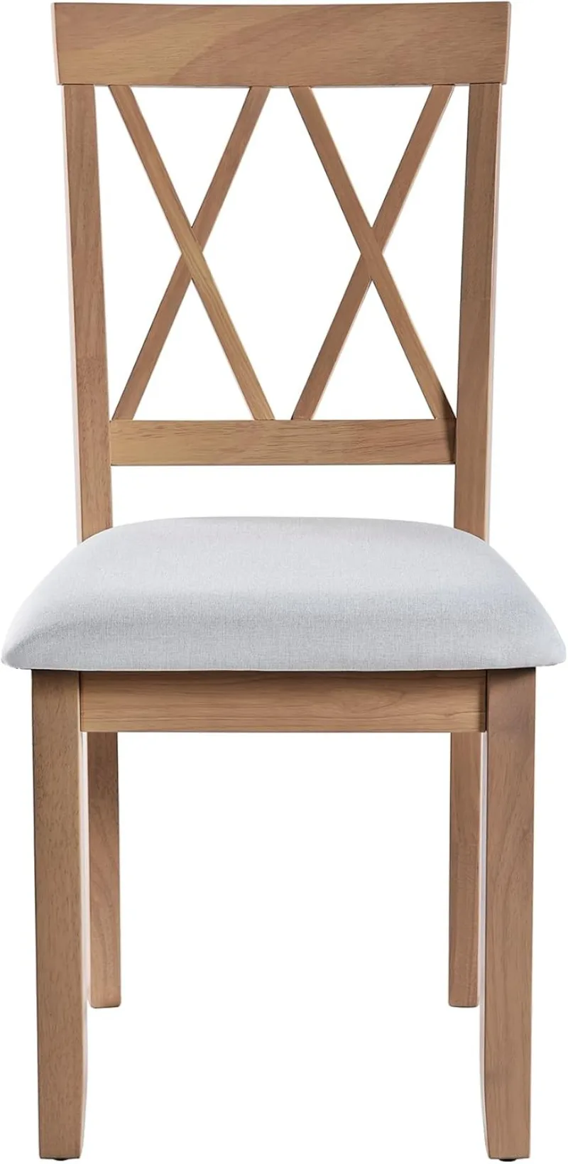 เก้าอี้รับประทานอาหารหุ้มเบาะบ้านไร่ 2 ชิ้น, เก้าอี้รับประทานอาหารไม้สําเนียงพร้อมเบาะที่นั่งสําหรับห้องครัว, สถานที่ขนาดเล็ก, Easy As