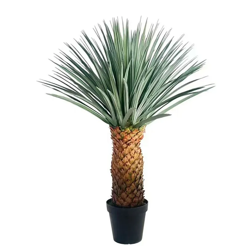 Simulation green plant pineapple head scarecrow soft rubber indoor potted plant home living room decoration