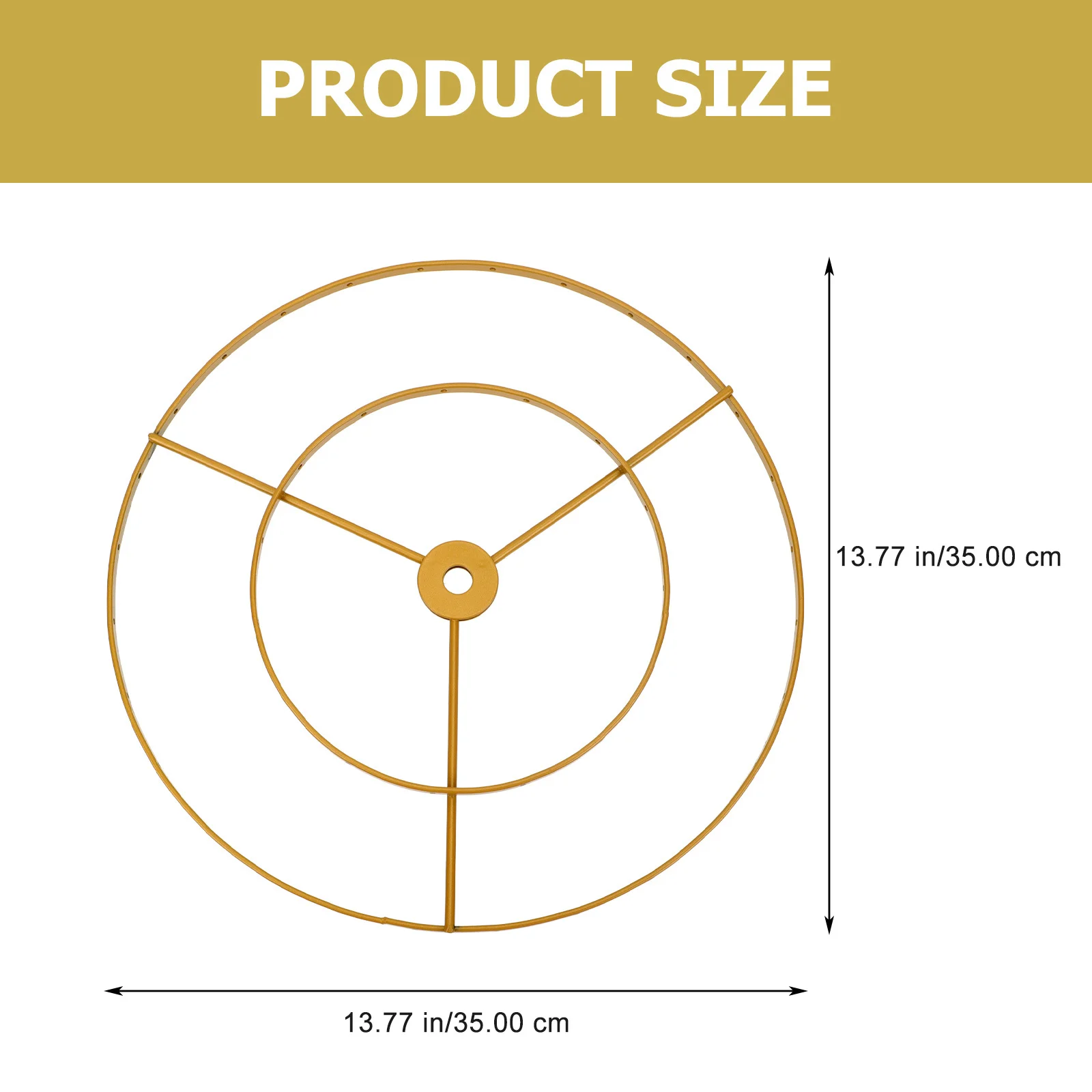 E27 إطار الثريا لتقوم بها بنفسك عاكس الضوء حامل مادة حديدية قوية ديكور المنزل عاكس الضوء قوس إطار ضوء السقف #2