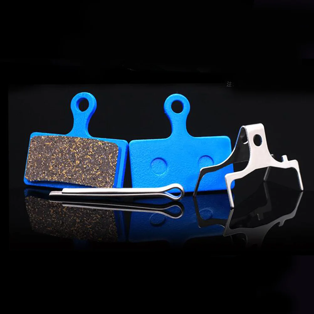 2pcs Disc Brake Pad Mountain Bike Hydraulic Disc Brake Pads Metal Cycling Brake Pads (Blue) Bike Disc Brake Pad