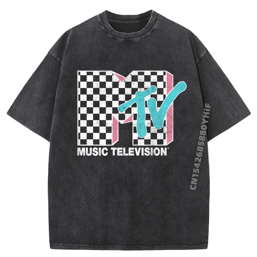 

Мужская футболка в неоновую клетку с надписью, топы и футболки с графическим рисунком, потертые футболки в стиле ретро, повседневная модная футболка с принтом