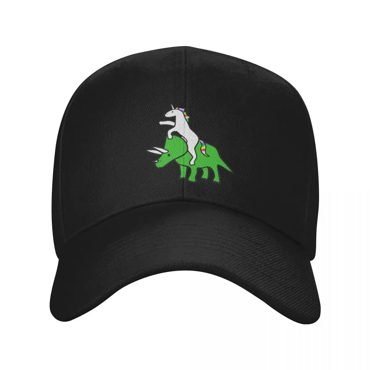 Unicorn Riding Triceratops Baseball Cap Luxury Cap luxury woman cap Hats Woman Men's