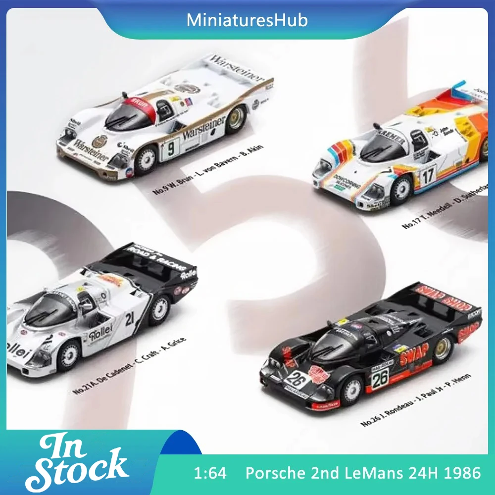 

Sparky 1:64 Porsche LeMans 24H 956 Alloy Premium Diecast Car Model Vehicle Collectible