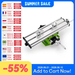 ALLSOME BG-6300 tavolo composto funzionante tavolo da lavoro a scorrimento incrociato per banco di perforazione di fresatura multifunzione regolabile X-Y