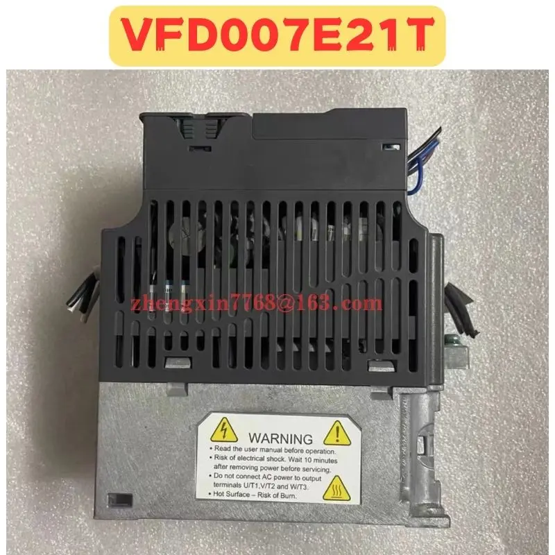 Used Frequency Converter VFD007E21T Normal Function Tested OK