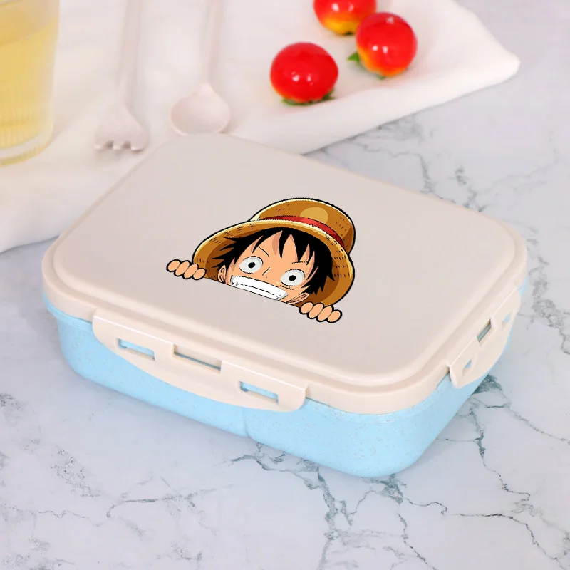 

One Piece Anime Printed Lunch Box Boys Men Portable Meal Storage Boxes Student Supplies School Bento Containers Picnic Food Case