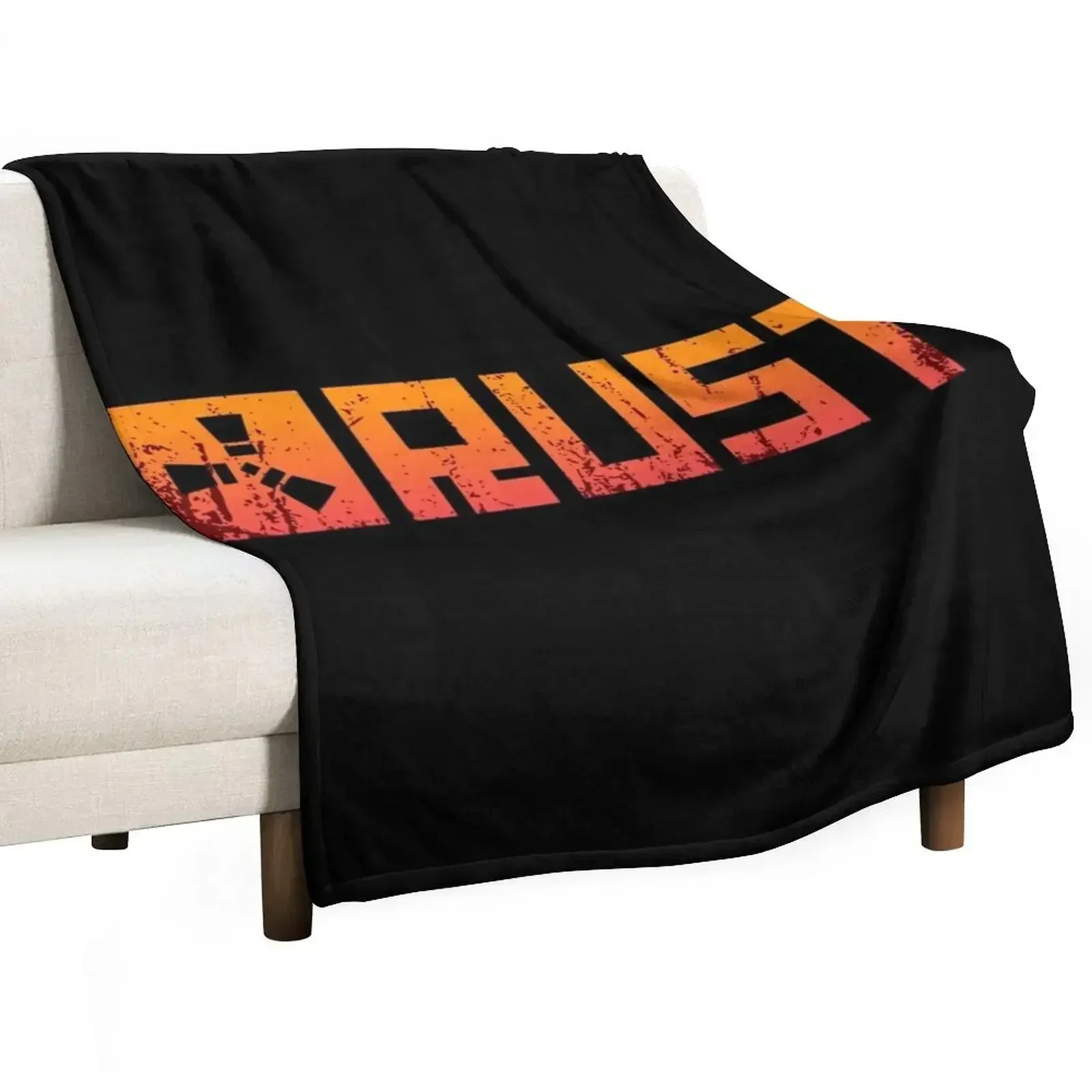 rust game Throw Blanket Luxury Brand Soft Plaid Heavy Blankets