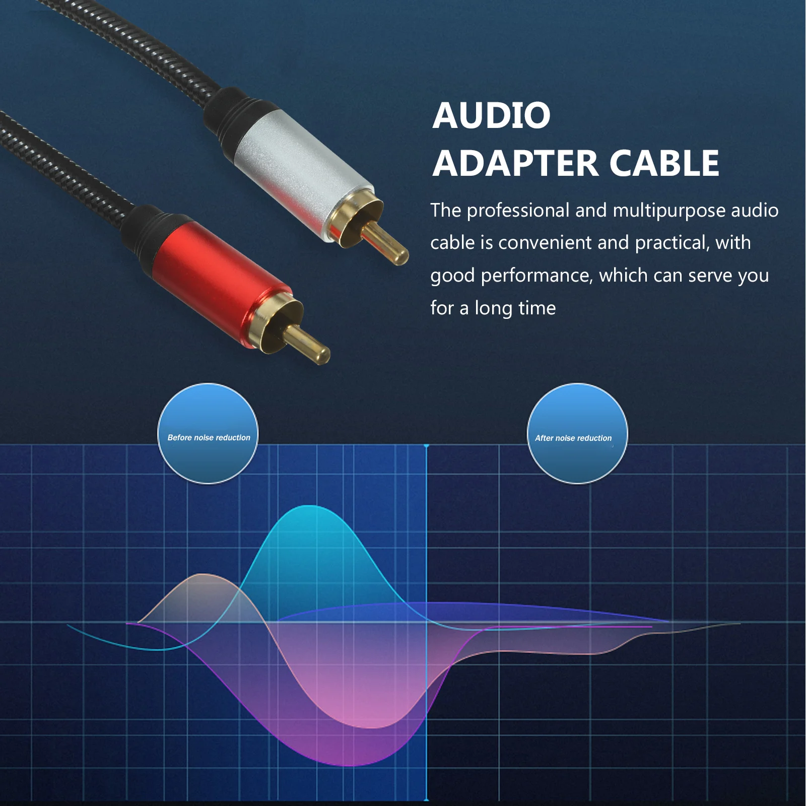 

Xlr Male To Dual Xlr Male Audio Cable Professional Studio Equipment Durable Signal Patch Cord For Microphones Speakers Mixers