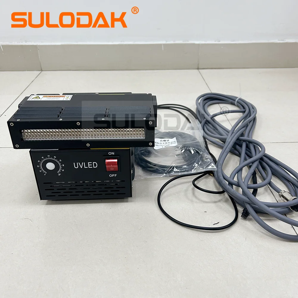 UV LED Curing Lamp UV Lamp Light Air Cooler 180×20mm Area for Printer RicoH Gen4 Gh2220 Multi-nozzle A4 Modified UV Printer