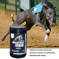 Dog Professional Muscle Builder Protein Powder Increase Power Endurance Dog Racing Bully Pitbull Greyhound Pet Nutrition 500g 1