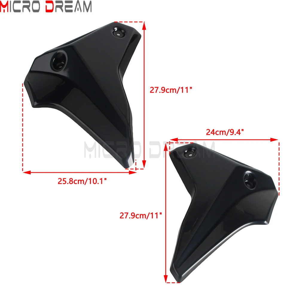 แผงปิดด้านข้าง ABS สำหรับมอเตอร์ไซค์ แผงปิดด้านข้าง ฝาครอบโครงด้านข้าง ป้องกันการกระแทก สำหรับ Yamaha MT09 SP MT-09 2024-2025