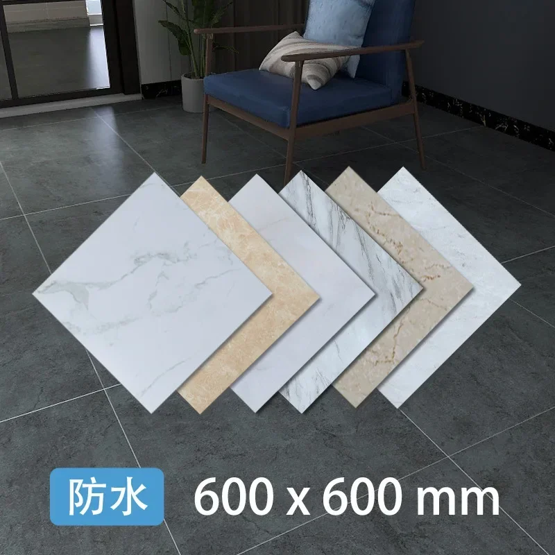 Pvc Floor Stickers Imitation Tile Floor Leather Cement Surface Mats Floor Rubber Wear-resistant Waterproof Self-adhesiveFlooring