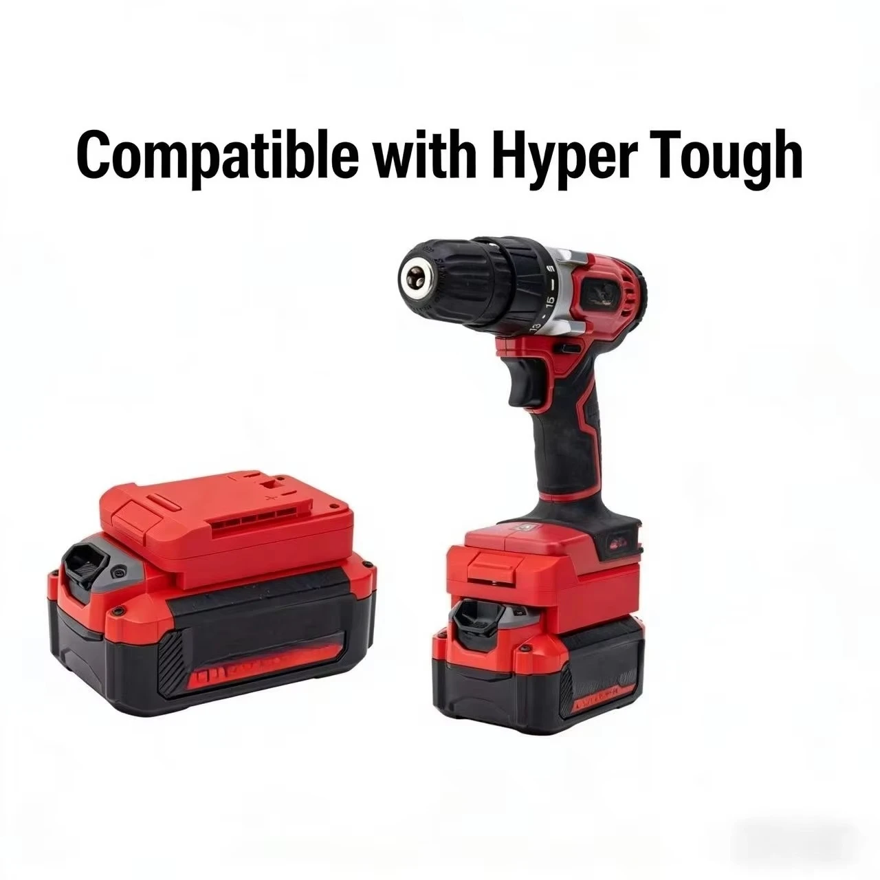 Batteries Converter Adapter for Craftsman V20 for Stanley Fatmax V20  to Hyper Tough 20V Tool Without Battery and Tools)