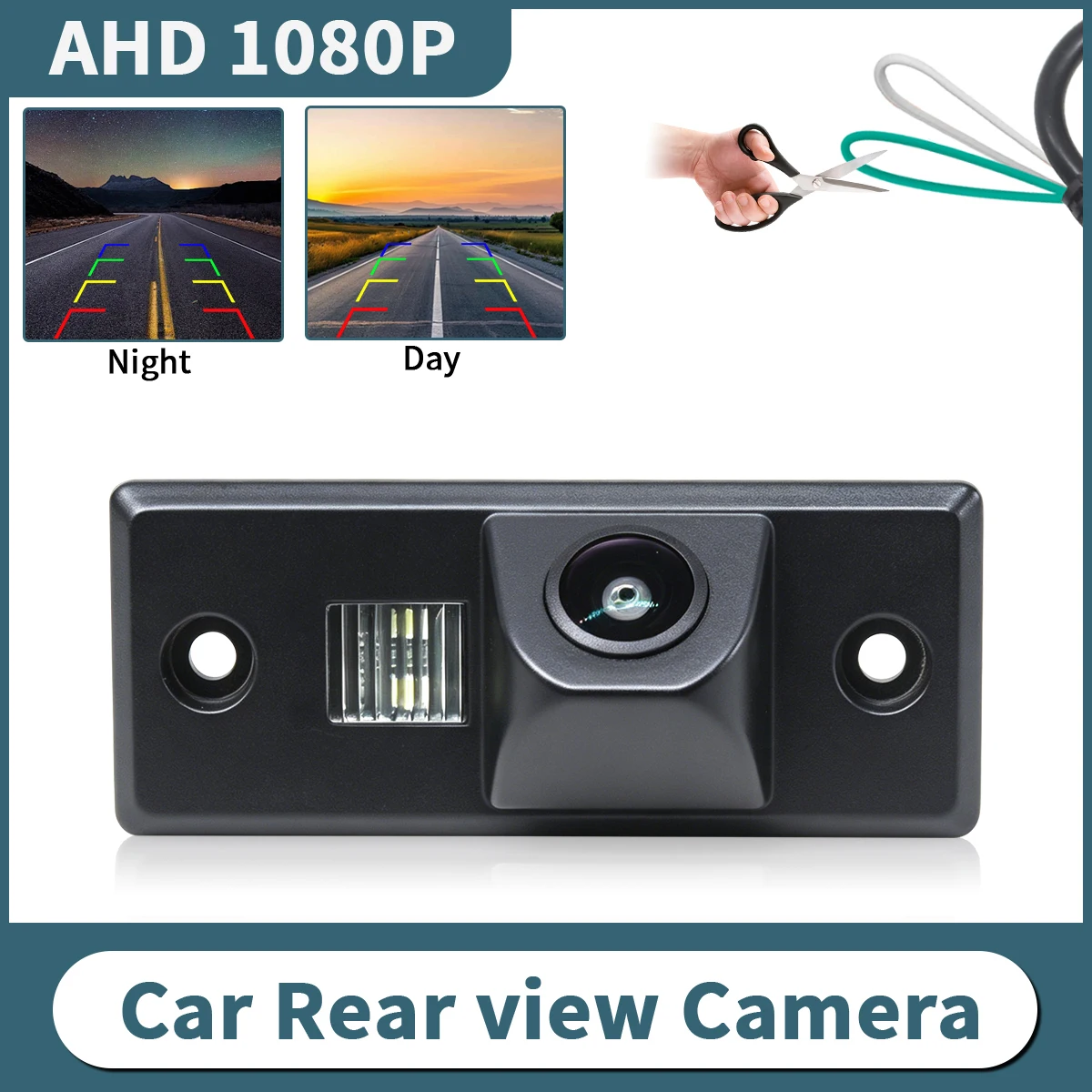 AHD 1080P Car Rearview Backup Camera Waterproof For VW Volkswagen Santana Polo(3C) Tiguan Touareg Passat B4 B5 Skoda Fabia