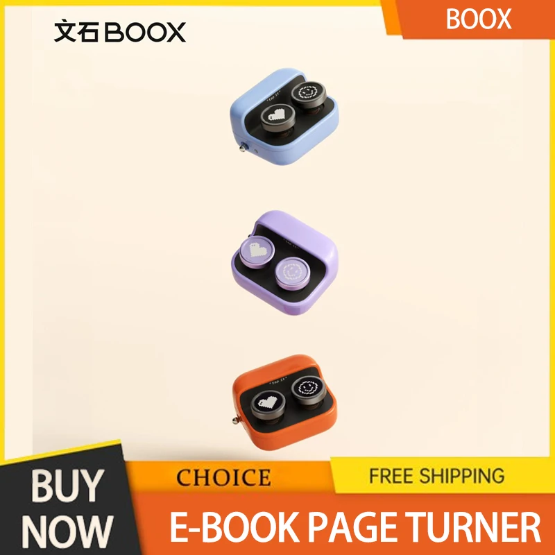 Boox Readers E-Book Page Turner Retro Design Multi-mode Use 5.4 Bluetooth Remote Control Supports Readers/mobile Phones/tablets