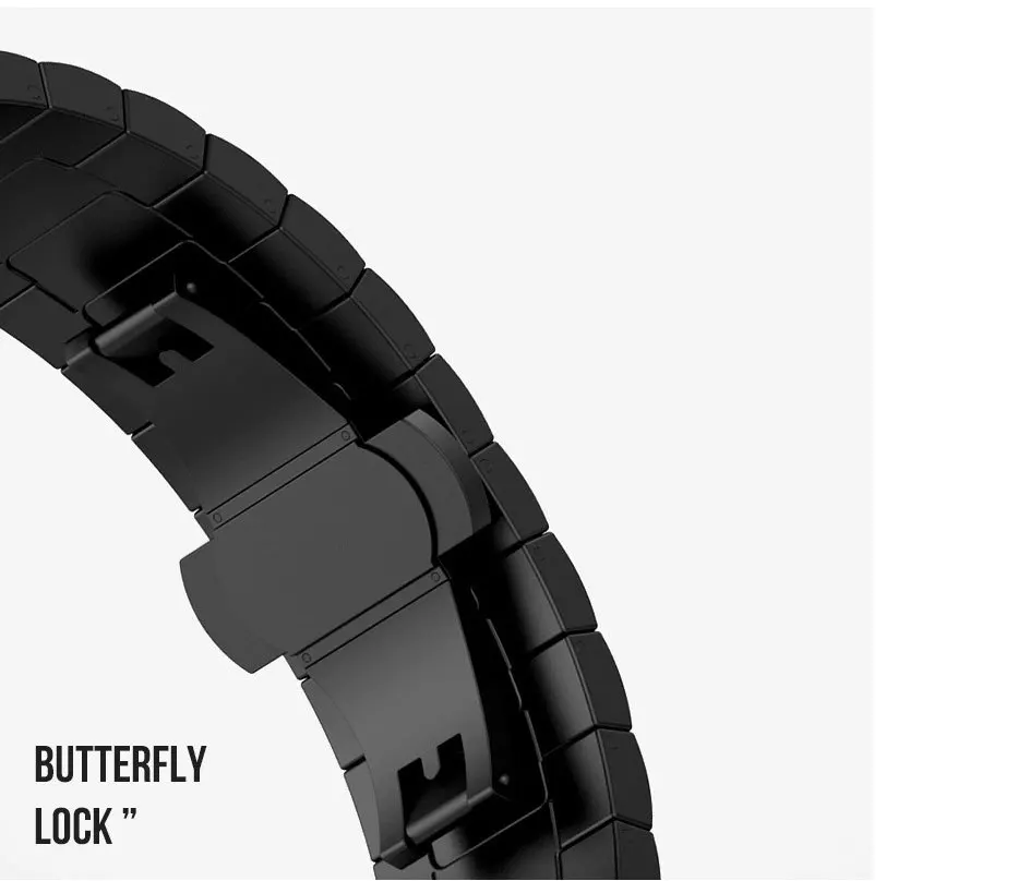 Correa de reloj de Metal clásica para Huawei watch, correa de reloj de acero inoxidable para Huawei watch, accesorios de pulsera