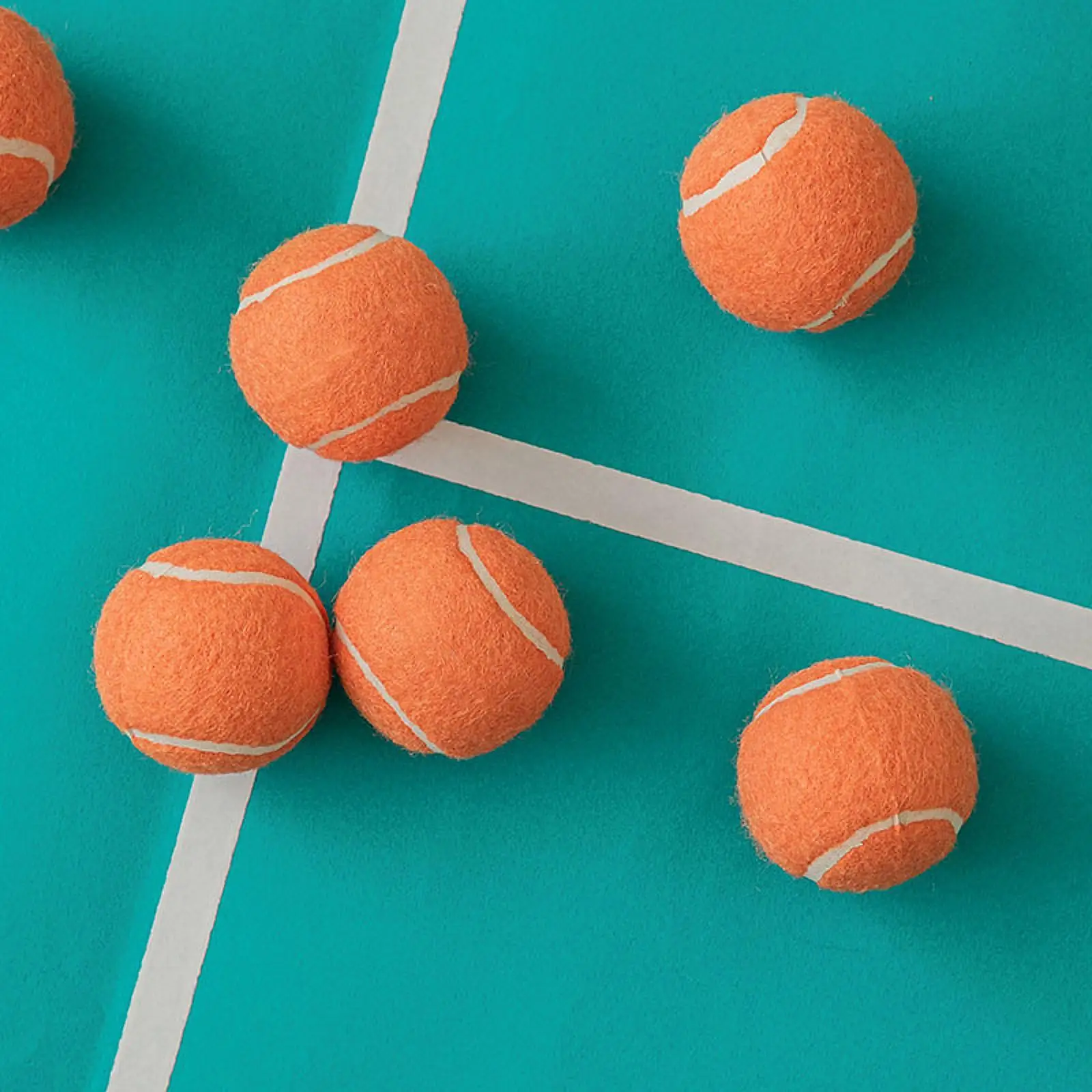 Tennis Training Balls 6 Pack High Quality Professional Practice for Tennis Equipment and Beginners Tennis Training Balls 6 Pack High Quality Professional Practice for Tennis Equipment and Beginners