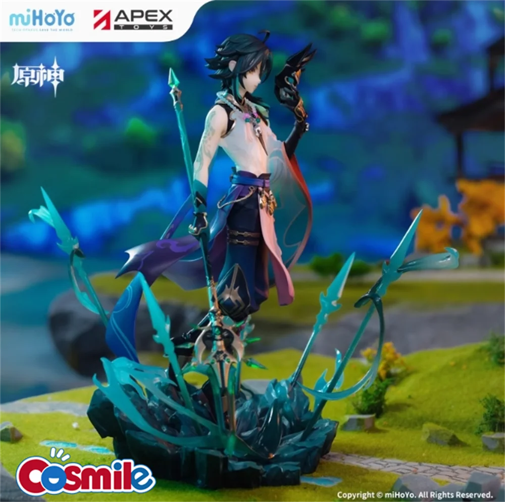 Cosmile juego oficial Genshin Xiao figura de acción muñeca juguete modelo ajuste OB11 estatua Anime Cosplay accesorios lindo 1/7