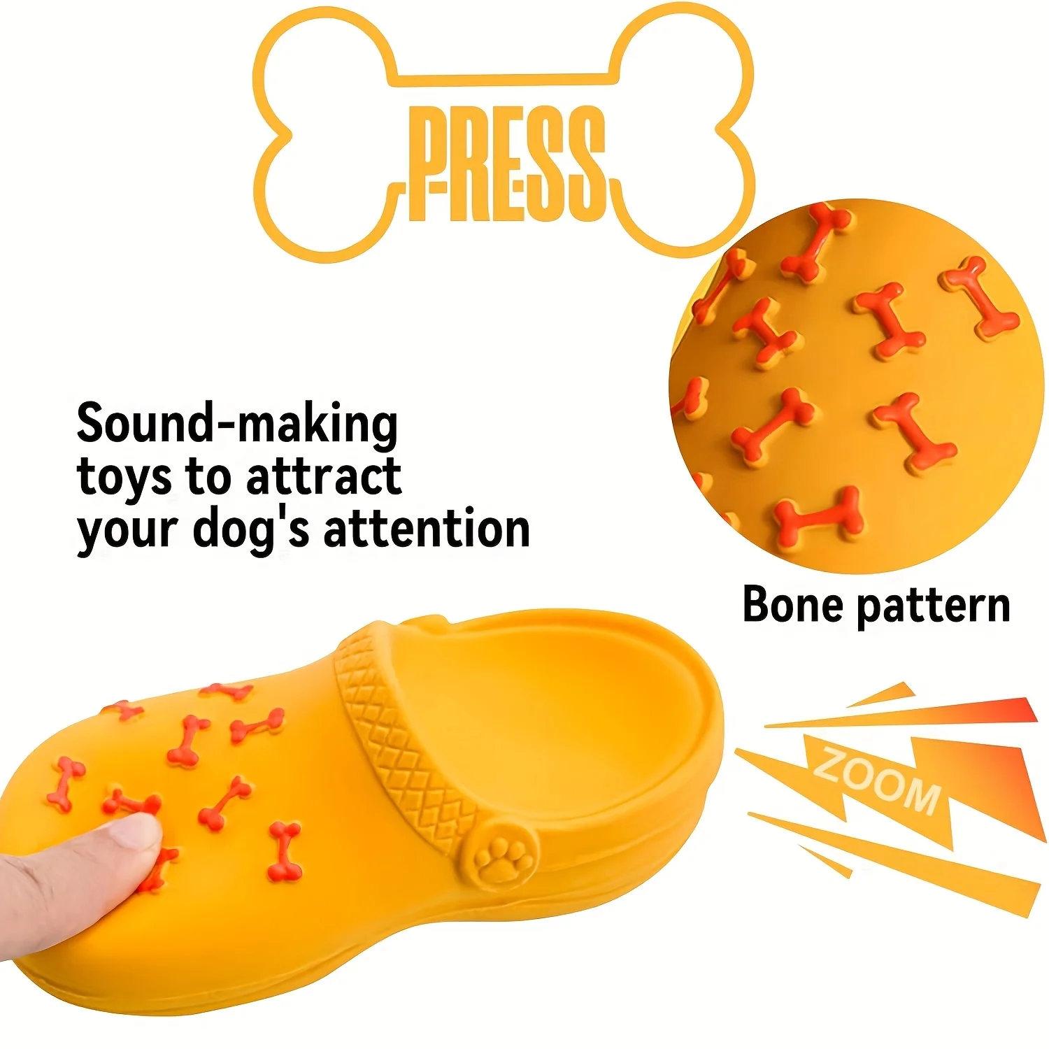 Juguete interactivo para perros chirriantes, para masticadores agresivos, zapatillas de goma duraderas, juguete para masticar con diseño "I Love You", 1 ud.