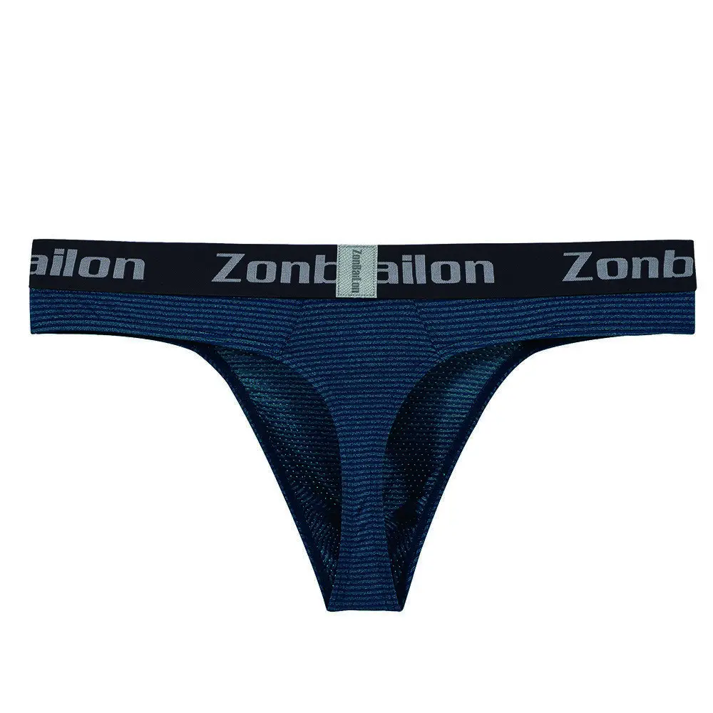 Zonbailon Men's Thongs Sexy T-Back Soft G-Strings Breath Fit Men Underwear