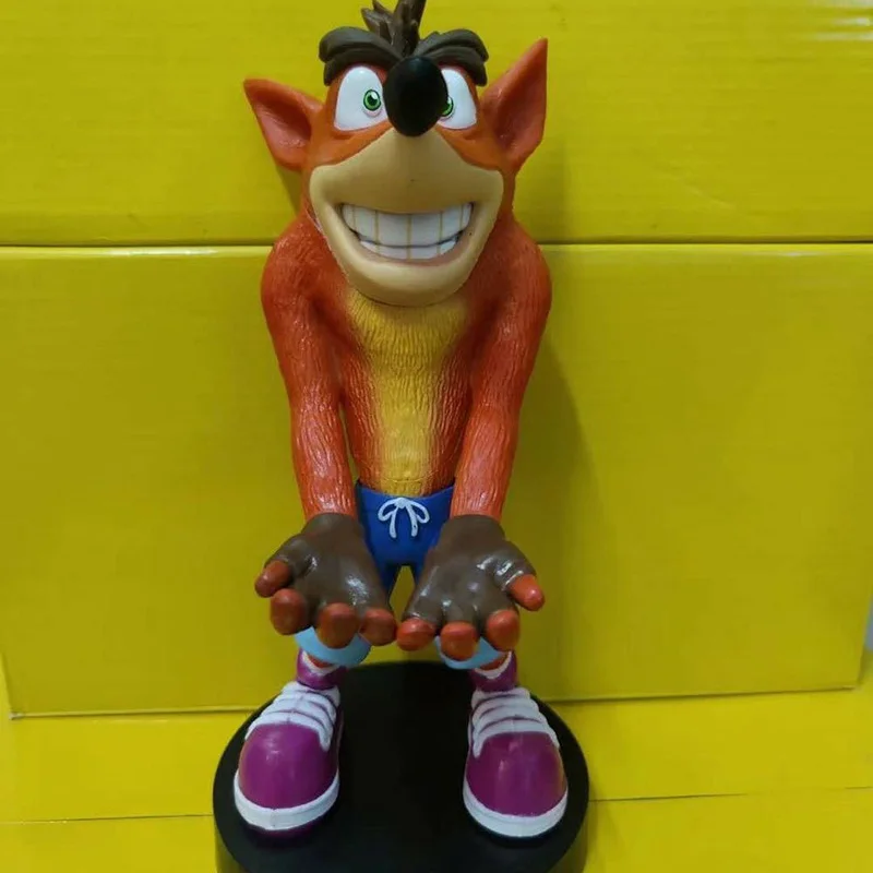 Crash Bandicoot Phone & Controller Holder Model PVC Figure Collectible Figurals Toy