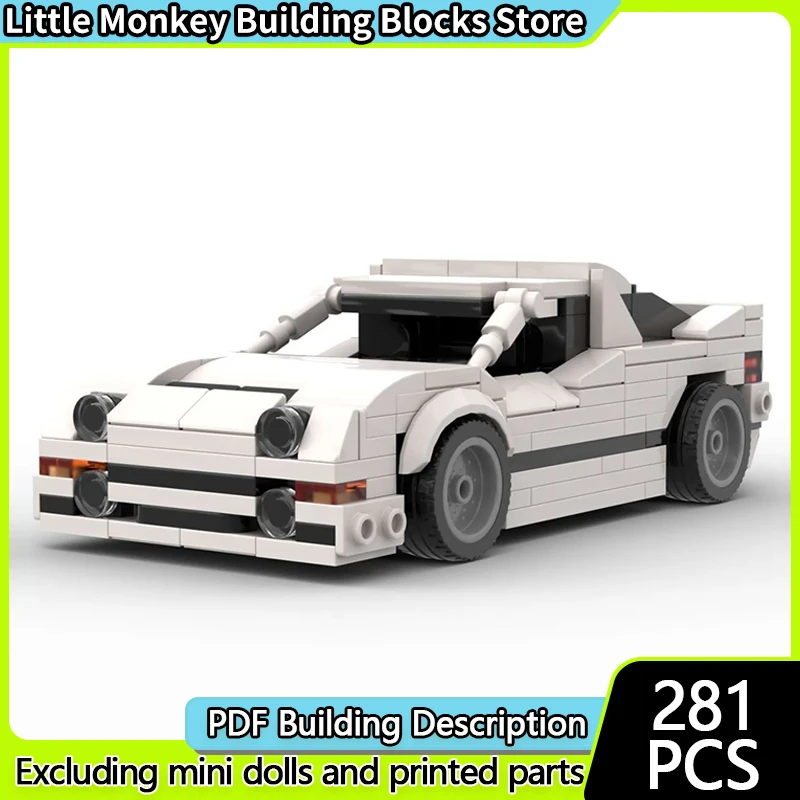 

Speed Racing Car Model MOC Building Bricks RS200 High-Performance Car Modular Technology Children Holiday Gift Assemble Toy Suit