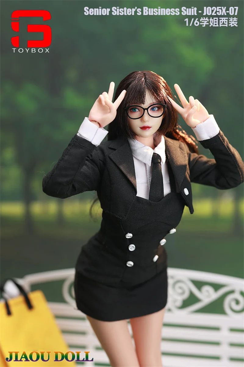 Costume de sœur ancienne, échelle JO25X-07, bretelles, robe à la taille, chemise, modèle de vêtements pour corps de figurine d'action de soldat PH TBL de 12 pouces, 1/6