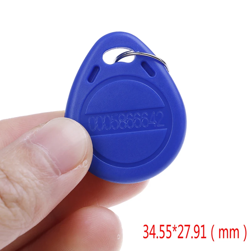 10 pezzi portachiavi TK4100 125KHZ RFID carta d'identità di prossimità token tag portachiavi NFC
